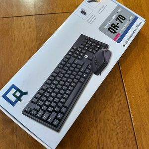 NIB Wired Keyboard and Mouse Set